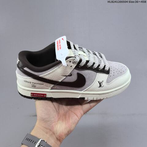 Nike Dunk SB Low Off White Grey Dark Brown EU 36 45 Skate Shoe EU 36-45 - Unisex (BS-60527)