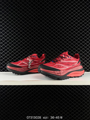 HOKA ONE ONE Stinson 7 Red Black White Blue EU 36-45 Trail Shoe Trail Running Sneakers - Unisex (BS-86134)