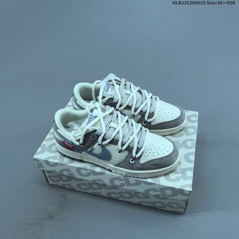 Nike Dunk SB Low Supreme Off White Grey Blue EU 36-45 Skate Shoe - Unisex (BS-60263)