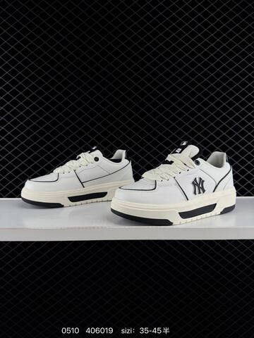 MLB Chunky Liner Classic White Off White Black EU 35-45 Skate Shoe Skate Sneakers - Unisex