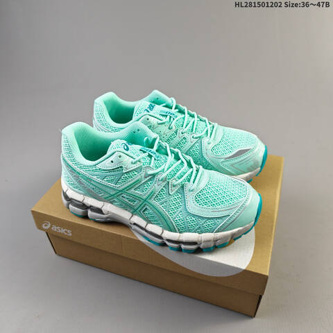 ASICS Gel Kayano 20 Mint Turquoise Silver White EU 36-47 Running Shoe Running Sneakers - Unisex (BS-69189)