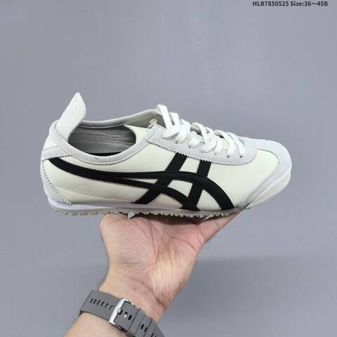 Onitsuka Tiger Mexico 66 Cream White Black Light Gray EU 36-45 Sneaker Casual Sneakers - Unisex (BS-68799)