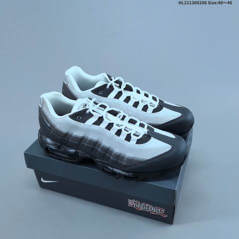 Nike Air Max 95 TT White Black Dark Grey EU 40-46 Running Shoe - Men's (BS-61509)