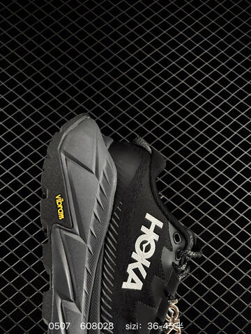 HOKA ONE ONE Skyline Float X Black Grey Yellow EU 36-45 Trail Shoe Trail Running Sneakers - Unisex (BS-86237)