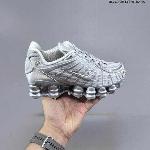 Nike Shox TL Metallic Silver Light Grey EU 36-46 Running Shoe - Unisex (BS-60354)