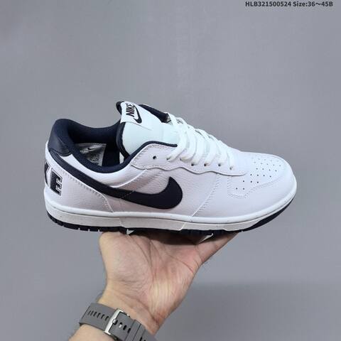 Nike Big Low White Navy Black Brown EU 36-45 Skate Shoe - Unisex (BS-60159)