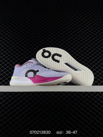 On THE ROGER Clubhouse Pro Lavender Pink White Black EU 36-47 Tennis Shoe Casual Sneakers - Unisex (BS-85086)