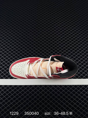 Jordan Air Jordan 1 Retro High OG White Red Black Sail EU 36-48 5 Basketball Shoe - Unisex (BS-79954)