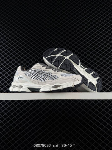 ASICS GEL-NYC Beige Silver Black White EU 36-45 Running Shoe Running Sneakers - Unisex