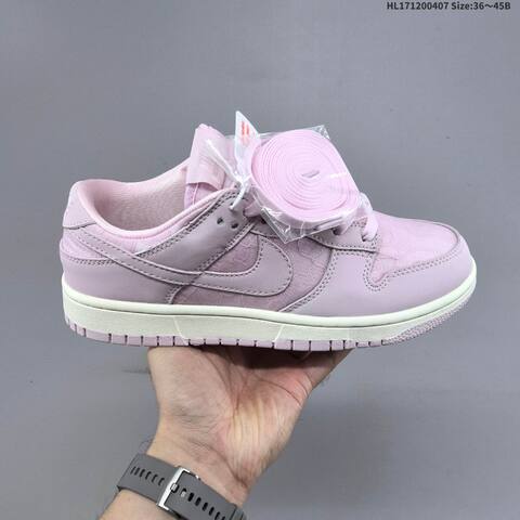 Nike SB Dunk Low Zoom Air Light Pink Sail White EU 36-45 Skate Shoe - Unisex (BS-60913)