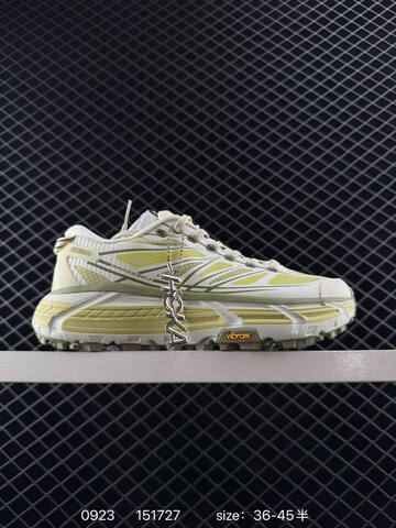 HOKA ONE ONE Mafate Speed 2 White Light Yellow Olive Green EU 36-45 Trail Shoe Trail Running Sneakers - Unisex (BS-86435)
