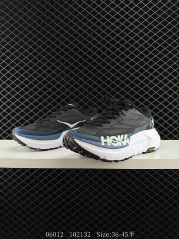 HOKA ONE ONE Mafate X Black Blue White EU 36-45 Trail Shoe Trail Running Sneakers - Unisex (BS-86601)