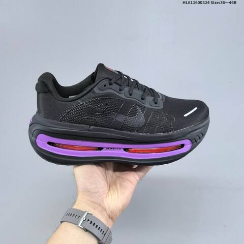 Nike Vomero Premium ReactX Air Zoom Black Purple Red White EU 36-46 Running Shoe - Unisex (BS-61151)