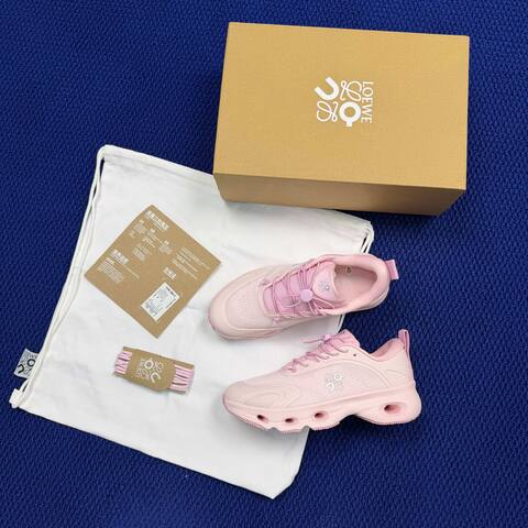 LOEWE x On Cloudsolo Light Pink Running Shoe Running Sneakers (BS-86752)