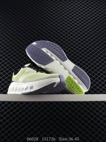 On Cloudsurfer Next Light Green White Dark Purple Lime EU 36-45 Running Shoe Running Sneakers - Unisex (BS-85543)
