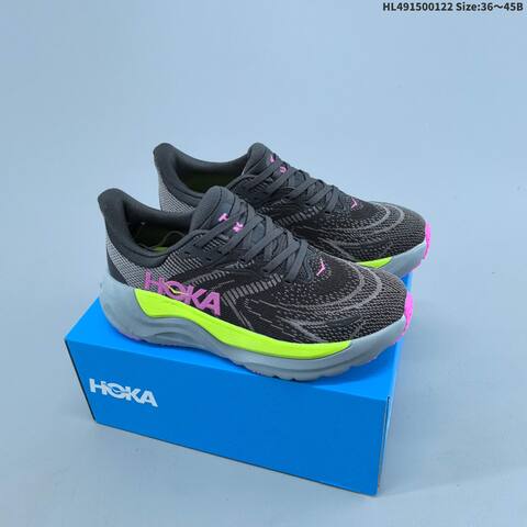 HOKA ONE ONE Arahi 8 Black Grey Neon Yellow Pink EU 36-45 Running Shoe Running Sneakers - Unisex (BS-69396)