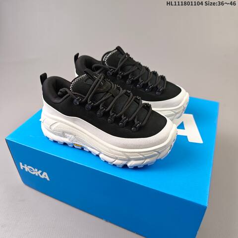HOKA ONE ONE Tor Summit TP Black White EU 36-46 Trail Shoe Trail Running Sneakers - Unisex (BS-69483)