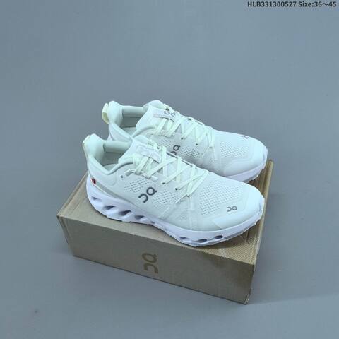 On Cloudsurfer Trail Grey Black Or White EU 36-45 Trail Shoe Trail Running Sneakers - Unisex (BS-69512)