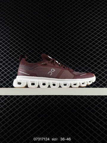 On Cloud 6 Burgundy White Gum EU 36-46 Running Shoe Running Sneakers - Unisex (BS-84954)