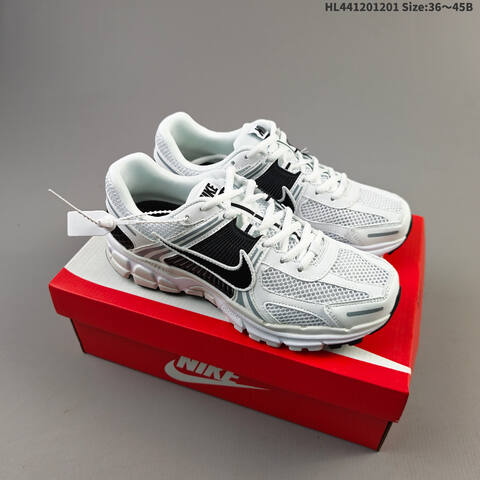 Nike Zoom Vomero 5 White Black Grey EU 36-45 Running Shoe - Unisex (BS-62904)