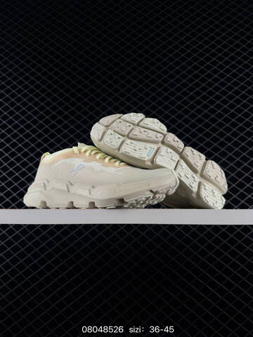 On Cloudsoma Cream Pale Yellow Beige EU 36-45 Trail Shoe Trail Running Sneakers - Unisex (BS-84940)