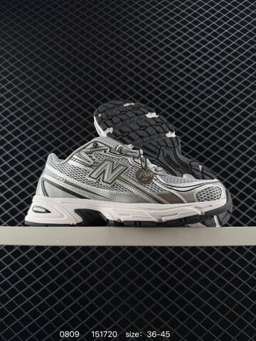 New Balance 740 U740WN2 Silver Grey White Black EU 36-45 Running Shoe Running Sneakers - Unisex (BS-82986)