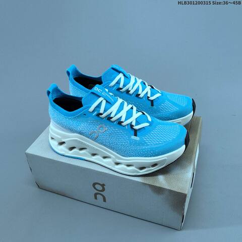 On Cloudsurfer Max White Green Blue Cream Black EU 36-45 Running Shoe Running Sneakers - Unisex (BS-69674)
