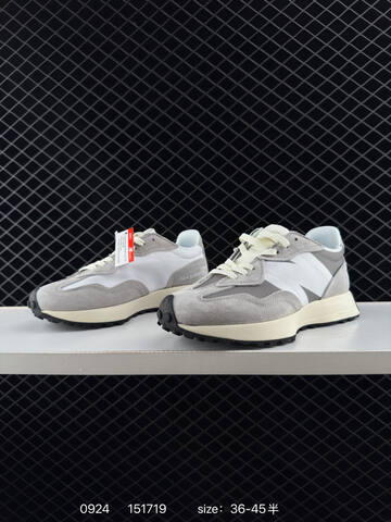New Balance 327 Grey White Cream Black EU 36-45 Sneaker - Unisex (BS-82778)