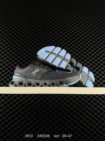 On Cloud X 4 Dark Grey Light Blue EU 39-47 Running Shoe Running Sneakers - Unisex (BS-85284)