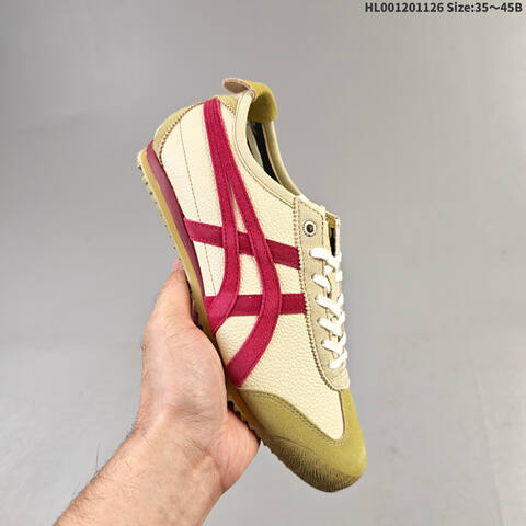 Onitsuka Tiger Mexico 66 SD Cream Black Orange 35-45 Sneaker Casual Sneakers - Unisex (BS-69224)