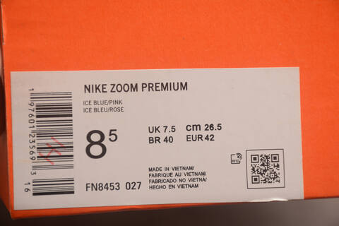 Nike Zoom Premium FN8453 027 Ice Blue Pink EUR 42 Running Shoe - Men's (BS-59715)