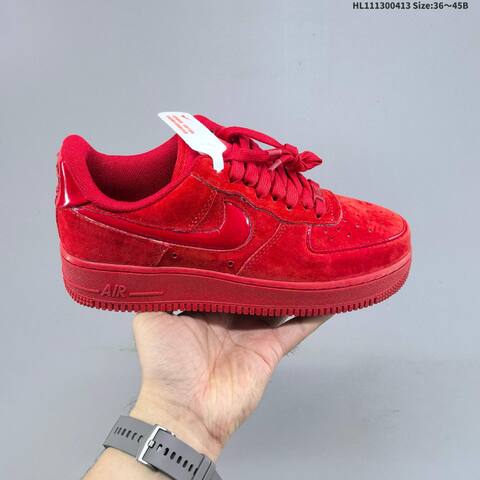Nike Air Force 1 07 Low All Red EU 36-45 Sneaker - Unisex (BS-60773)