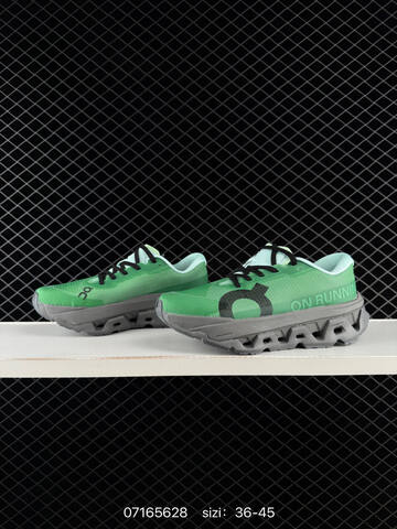 On Cloudmonster 3 Hyper Green Mint Gray Black EU 36-45 Running Shoe Running Sneakers - Unisex (BS-85033)