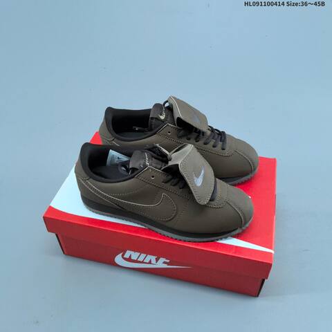 Nike Classic Cortez Olive Green Black Gray EU 36-45 Sneaker - Unisex (BS-60743)
