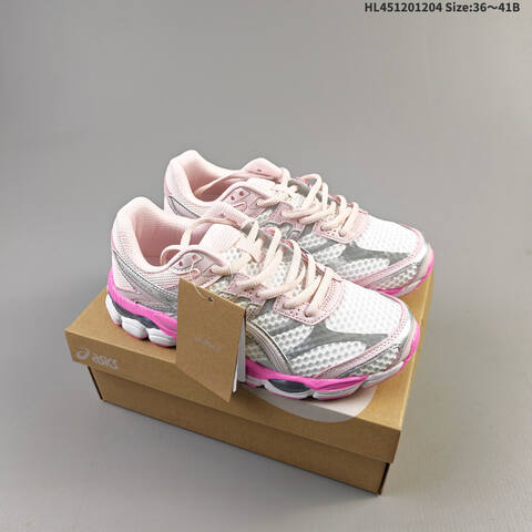 ASICS Gel-Cumulus 16 White Purple Blue Pink EU 36-45 Running Shoe Running Sneakers - Unisex (BS-69183)