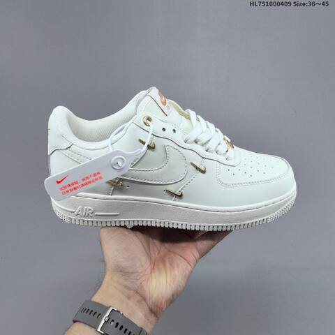 Nike Air Force 1 07 Sail White Metallic Gold EU 36-45 Sneaker - Unisex (BS-60855)