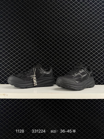 HOKA ONE ONE Clifton One9 Triple Black EU 36-45 Running Shoe Running Sneakers - Unisex (BS-86369)