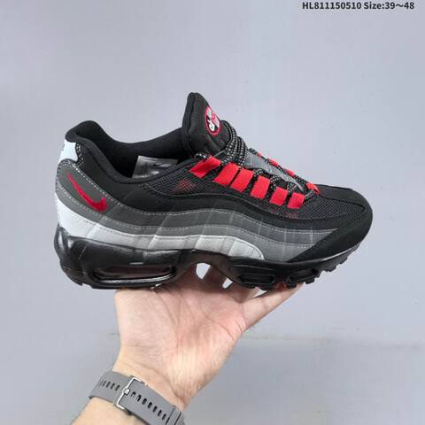 Nike Air Max 95 TT HM4803 001 Black Grey Red White EU 39-48 Running Shoe - Unisex (BS-60424)