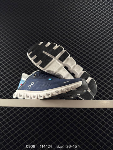On Running Cloud 6 Coast Navy White Light Blue Black EU 36-45 Running Shoe Running Sneakers - Unisex (BS-85500)