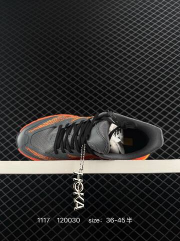 HOKA ONE ONE Mafate Speed 4 Grey Orange Black EU 36-45 Trail Shoe Trail Running Sneakers - Unisex (BS-86384)