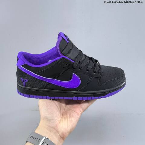 Nike SB Dunk Low IM0581-001 Black Purple EU 36-45 Skate Shoe - Unisex (BS-61028)