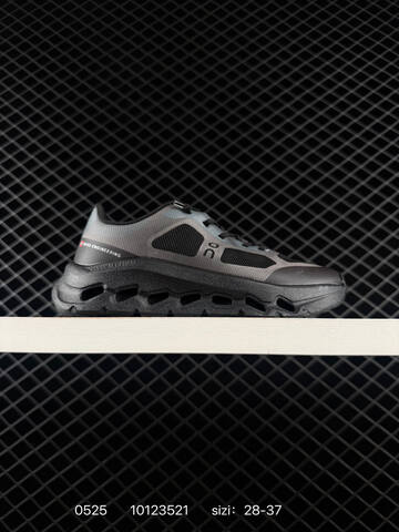 On Cloudrunner Grey Black Lime White 28-37 Running Shoe Running Sneakers - Women's (BS-85244)