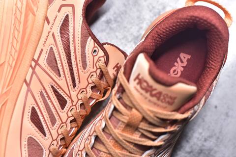 HOKA ONE ONE Mafate Speed 2 Peach Terracotta Orange Trail Shoe Trail Running Sneakers (BS-59621)