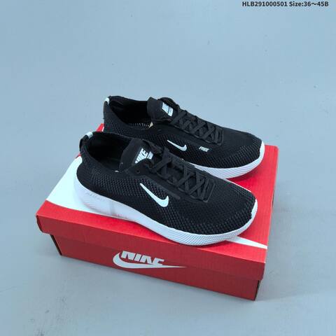 Nike Free RN FK Next Nature Black White Orange Yellow EU 36-45 Running Shoe - Unisex (BS-60538)