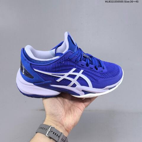 ASICS COURT FF 3 NOVAK Royal Blue White Lavender EU 36-45 Tennis Shoe Casual Sneakers - Unisex (BS-68857)