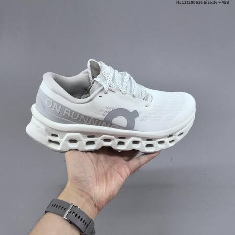 On Cloudmonster 3 White Pale Yellow Grey EU 36-45 Running Shoe Running Sneakers - Unisex (BS-69487)