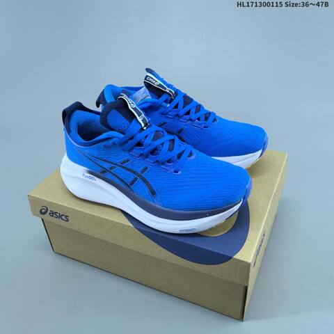 ASICS Gel-Nimbus 27 Blue Navy White EU 36-47 Running Shoe Running Sneakers - Unisex (BS-69066)