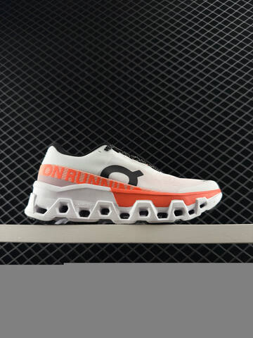 On Cloudmonster 2 White Orange Black EU 36-45 Running Shoe Running Sneakers - Unisex (BS-85498)