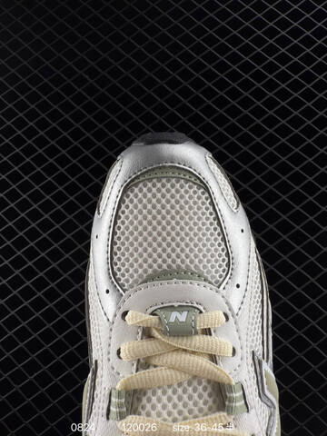 New Balance 204L Silver White Cream Light Green Black EU 36-45 Sneaker - Unisex (BS-82924)