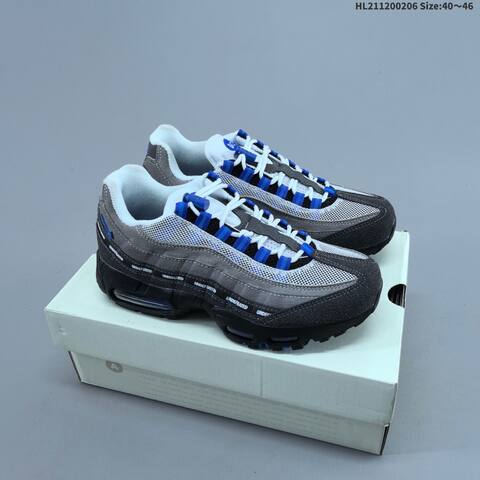 Nike Air Max 95 TT Grey Black White Blue EU 40-46 Sneaker - Men's (BS-61510)